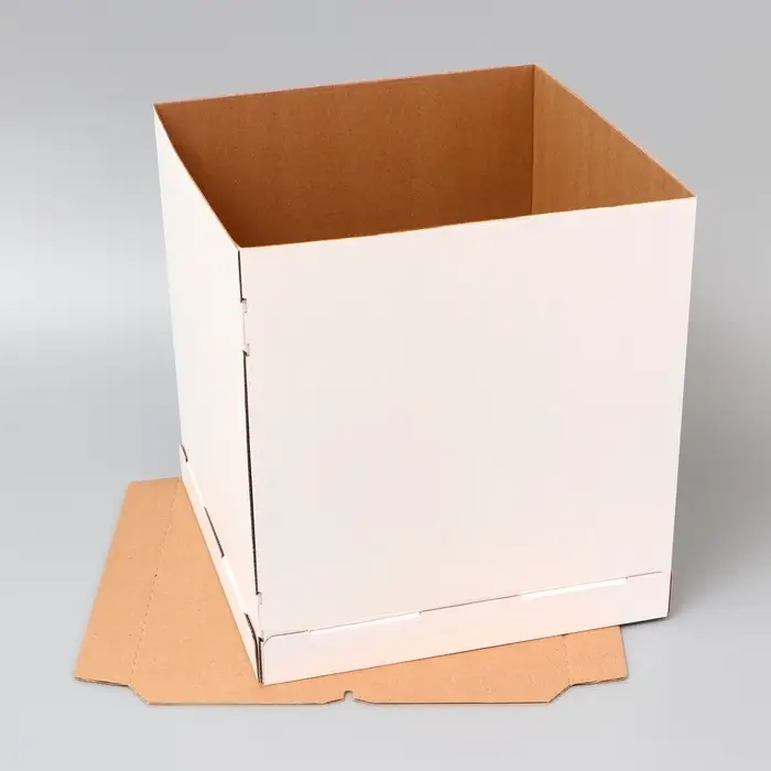 Коробка под торт, без окна, 28&times;28&times;30 см