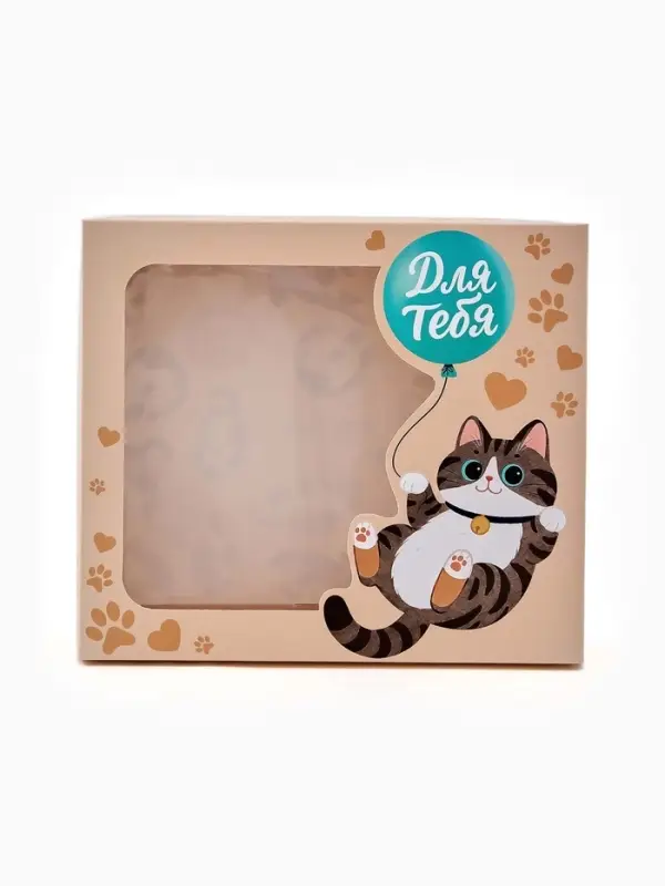 Коробка подарочная &laquo;Котики&raquo;, 23.5 &times; 20.5 &times; 5.5 см