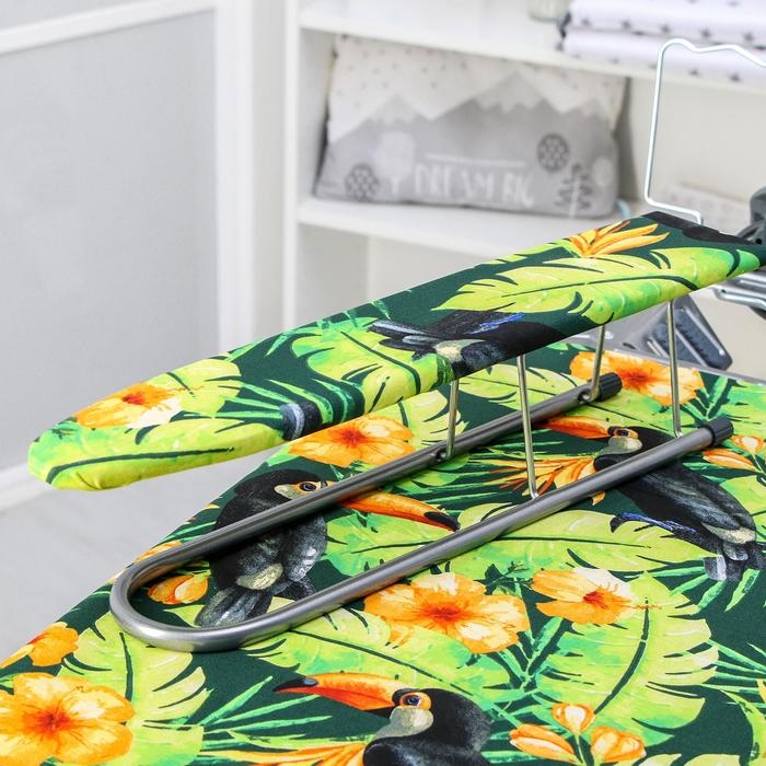 Доска гладильная Nika «Эльза де люкс», 124×40 см, металл, регулируемая высота до 93 см рисунок микс Доска гладильная Nika «Эльза де люкс», 124×40 см, металл, регулируемая высота до 93 см рисунок микс