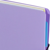 Ежедневник недатированный Bright Colours на спирали, А5, 272 стр, СИРЕНЕВЫЙ