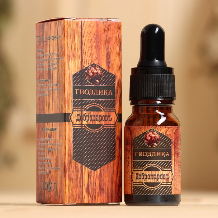 Эфирное масло Эфирное масло "Гвоздика", удобный дозатор, 10мл, "Добропаровъ"