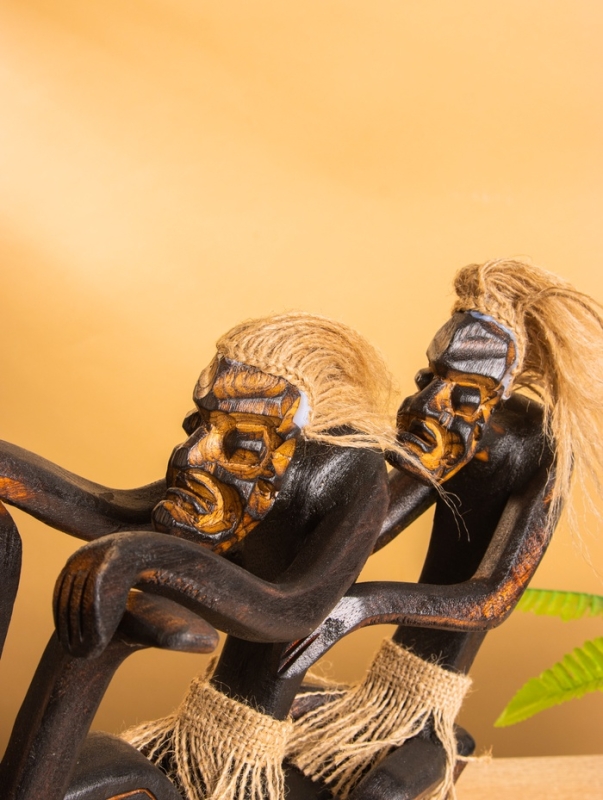 Сувенир «Аборигены байкеры», 38×15×30 см, дерево Сувенир «Аборигены байкеры», 38×15×30 см, дерево