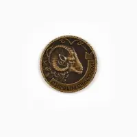 Монета сувенирная, латунь &laquo;Богатого года&raquo; d=2.5 см