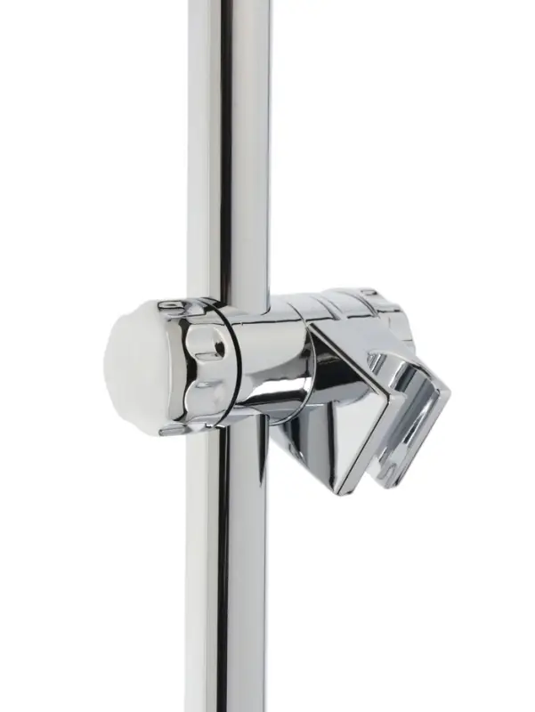 Душевая стойка ZEIN H01, с пластиковой прозрачной мыльницей и крепежом, хром