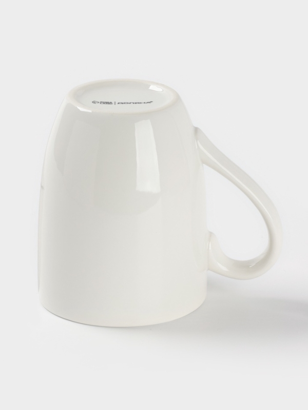 Кружка Доляна "Гуси" цвет белый  330 мл