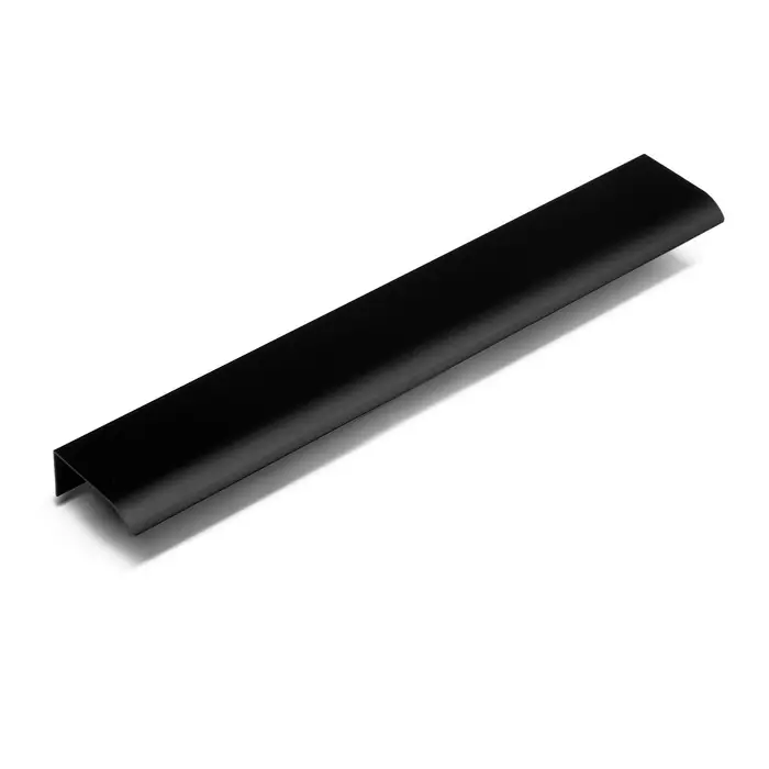 Ручка профильная мебельная торцевая CAPPIO RT002BL, L=250 мм, м/о 192 мм, чёрная, 4 шт.