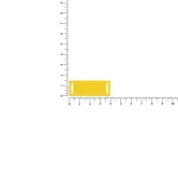 Лейбл из ПВХ Kova, желтый