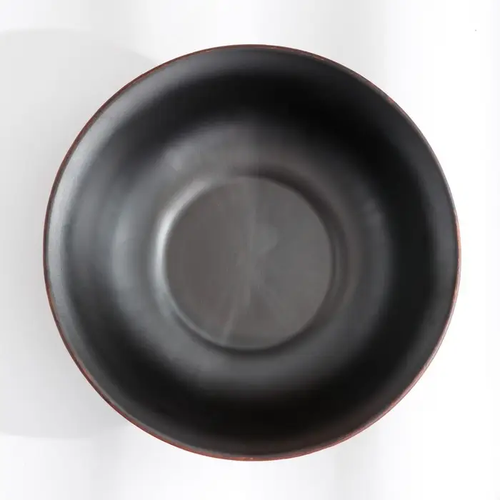 Тарелка глубокая &laquo;Ангоб&raquo;, 550 мл, 16&times;5 см, красная глина