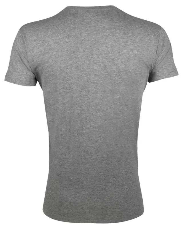 Футболка мужская приталенная Regent Fit 150 серый меланж, размер XS