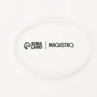 Блюдо для подачи Magistro &laquo;Герань Бланш&raquo;, d=22.4 см, фарфор, белое