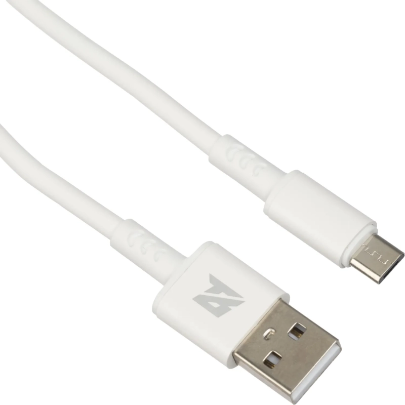 Кабель 2,4A, 1м, USB - Micro-USB, TPE, силикон, белый BT-JCBL-007/U28