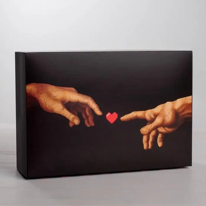 Коробка подарочная складная, упаковка, &laquo;LOVE&raquo;, 16&times;23&times;7.5 см