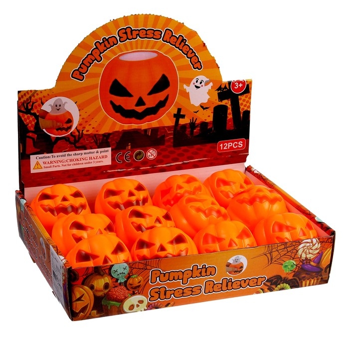 Антистресс игрушка - мялка «Тыква с привидением» Антистресс игрушка - мялка «Тыква с привидением»