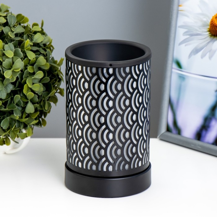 Аромасветильник Аромасветильник "Либра" Е14 25Вт чёрный 11х11х17 см RISALUX