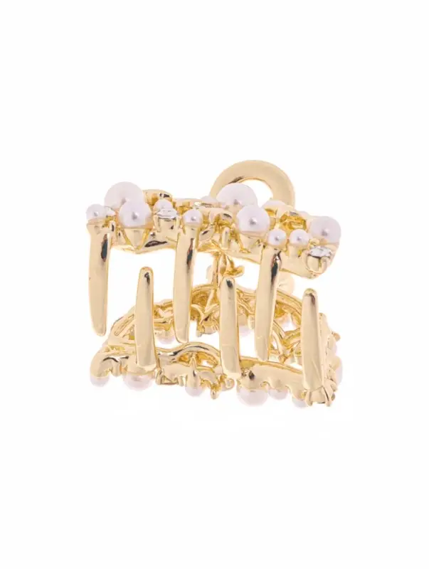 Крабик для волос &laquo;Саманта галант&raquo;, дуга, 3 см, золотистый