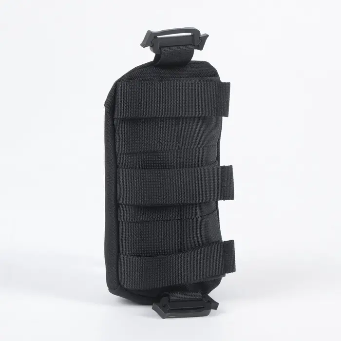 Аптечка тактическая-подсумок для рюкзака, 11&times;18 см, чёрная