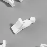 Зажим для штор, 35&times;20&times;10 мм, 10 шт., белый