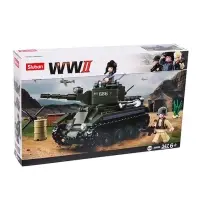 Конструктор Армия ВОВ Sluban &laquo;Боевой танк БТ-2&raquo;, 347 деталей