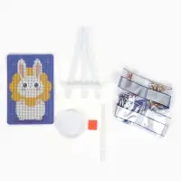 Алмазная мозаика с частичным заполнением &laquo;Зайка&raquo;, 10&times;15 см