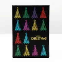 Набор подарочных новогодних коробок 3 в 1 Merry christmas, 23&times;16&times;9.5 - 19&times;12&times;6.5 см