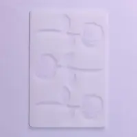 Форма для шоколада «Розы», силикон, 3 ячейки, 19×12.5×0.1 см, прозрачная