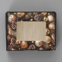 Коробка подарочная, складная 10&times;8&times;3.5 см &laquo;Новогодние игрушки&raquo;