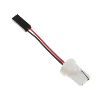 Автомобильная лампа светодиодная, 12 В, 24 SMD, два переходника, свет белый
