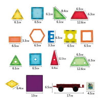 Конструктор магнитный «Магический магнит», 70 деталей