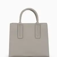 Сумка женская тоут TEXTURA на молнии, 29&times;10&times;25 см, однотонная, серая