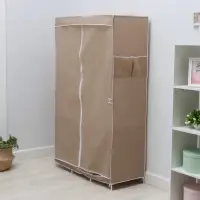 Шкаф тканевый каркасный, складной LaDо́m, 103&times;45&times;165 см, бежевый