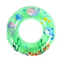 Круг для плавания 45 см, цвет зеленый