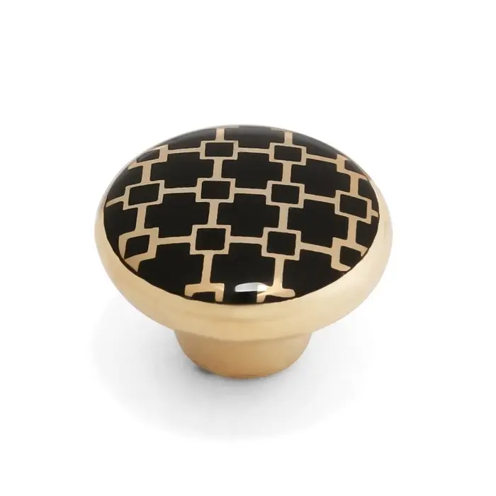 Ручка-кнопка CAPPIO, d=33 мм, цвет золото Ручка-кнопка CAPPIO, d=33 мм, цвет золото