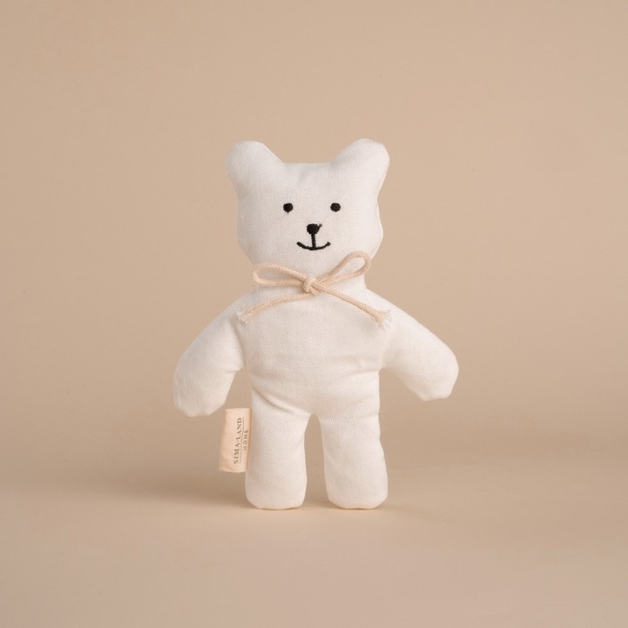 Мягкая игрушка «Мишка», с бантиком, 17 см, цвет белый Мягкая игрушка «Мишка», с бантиком, 17 см, цвет белый
