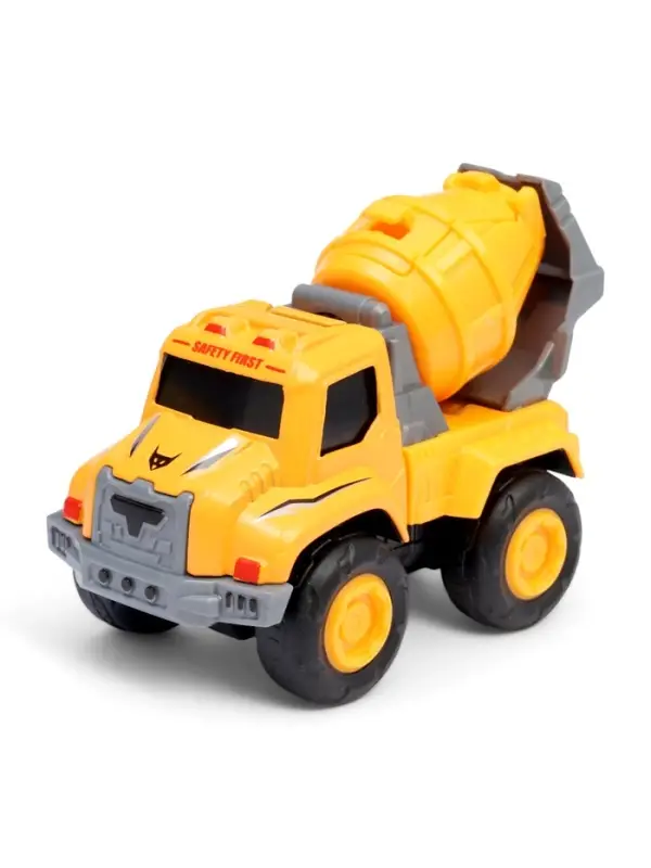 Робот-трансформер «Стройбот», собирается из 5 машинок, подвижные детали