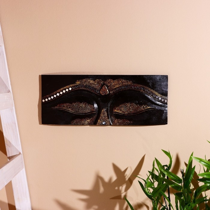 Панно настенное  Панно настенное "Глаза" албезия, микс, 50х2х20 см