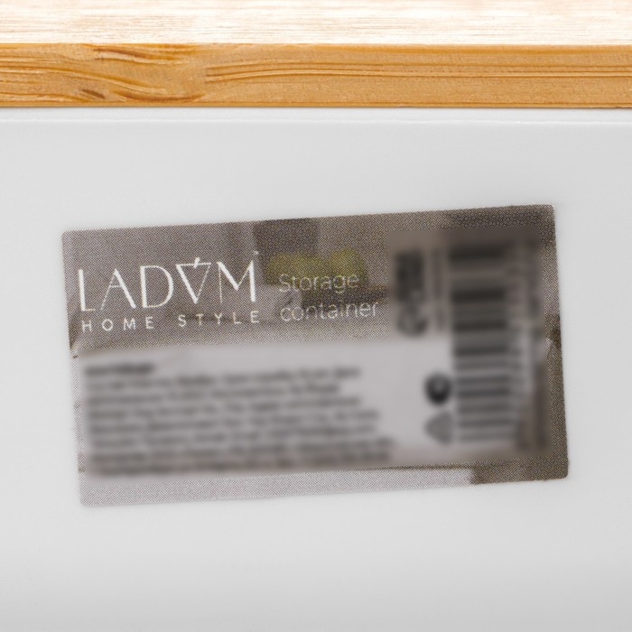 Контейнер для хранения с крышкой LaDо́m «Натурэль», 11×7,5×5 см, цвет белый Контейнер для хранения с крышкой LaDо́m «Натурэль», 11×7,5×5 см, цвет белый