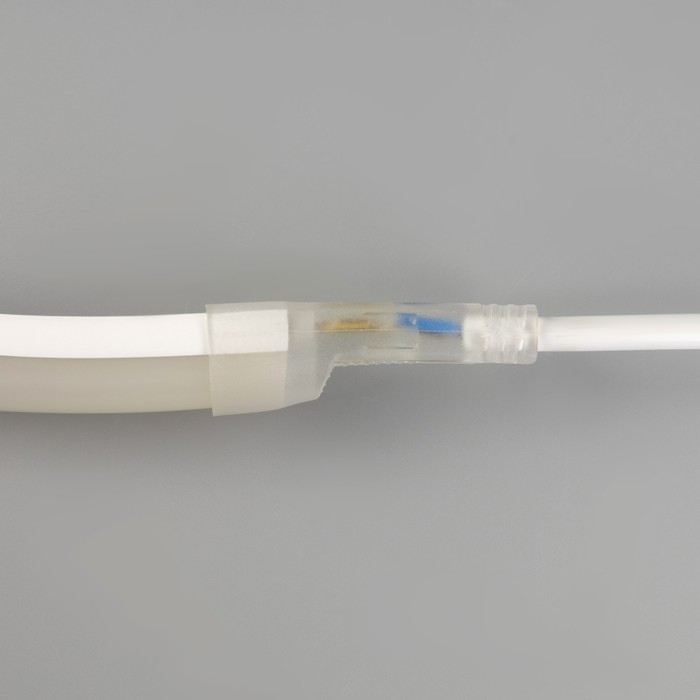 Гибкий неон Luazon Lighting 16 мм D-образный, IP65, 50 м, SMD2835, 120 LED/м, 220 В, свечение синее Гибкий неон Luazon Lighting 16 мм D-образный, IP65, 50 м, SMD2835, 120 LED/м, 220 В, свечение синее