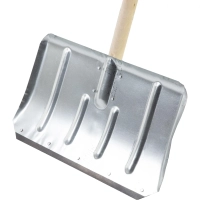 Лопата д/уборки снега ЛТР 50х30х140 см стальн/ковш(оцинк) с дерев/черенком