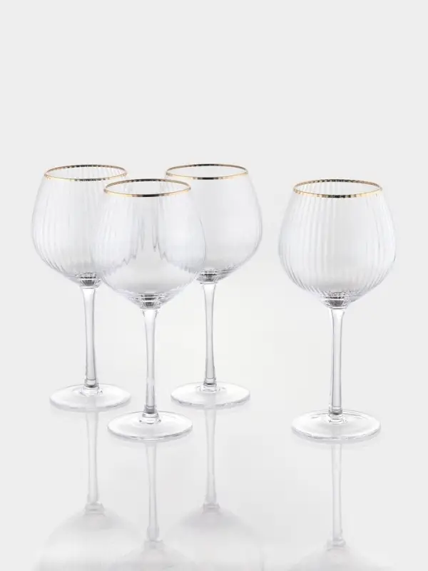 Набор бокалов для вина "Орион" 550 мл, 4 шт, р-р 1й шт10х22см