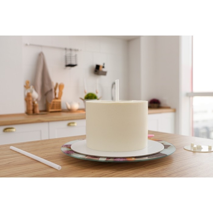 Набор палочек-дюбелей для кондитерских изделий Доляна, d=1,8 см, 32 см, 4 шт Набор палочек-дюбелей для кондитерских изделий Доляна, d=1,8 см, 32 см, 4 шт