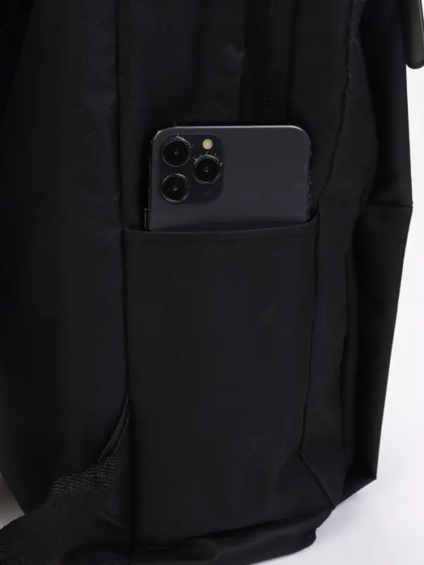 Рюкзак городской на молнии, с USB, 4 кармана, размер 30&times;12&times;43 см, чёрный