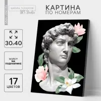 Картина по номерам на холсте с подрамником &laquo;Давид&raquo;, 30&times;40 см