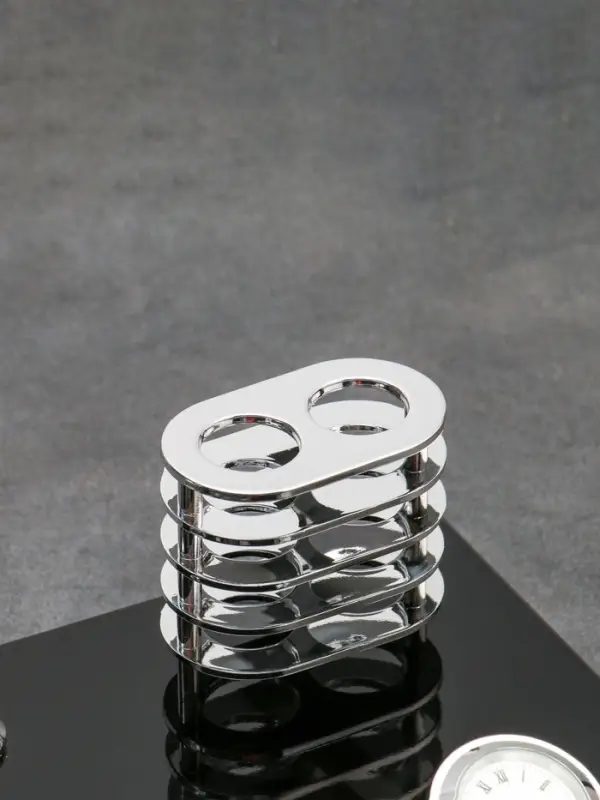 Набор настольный, органайзер 6 в 1 (часы, блок для бумаги, карандашница, визитница), 40&times;20&times;15 см