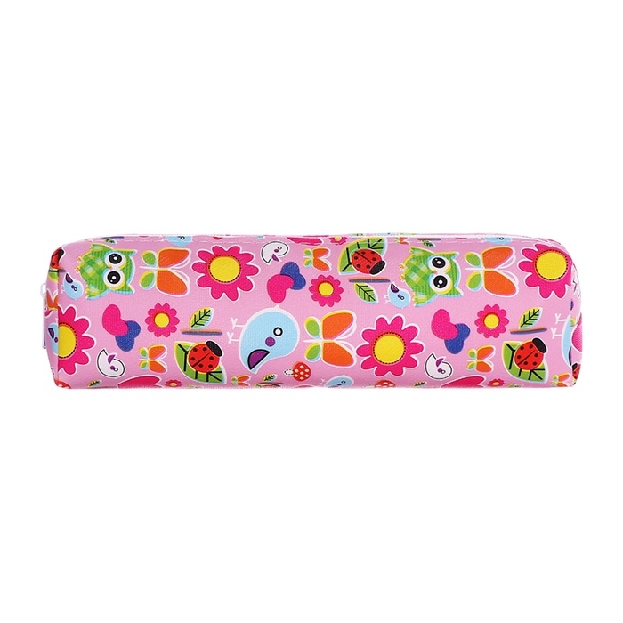 Пенал школьный «Птички», на молнии, МИКС