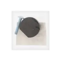 Ручка-кнопка CAPPIO RK147, d=26 мм, цвет черный, 8 шт.