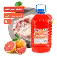 Жидкое мыло "Soapy" Light "Грейпфрут" 5 л. Clean&Green CG8231