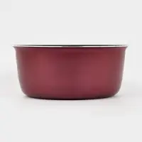 Форма для куличей, d=18 см, антипригарное покрытие, без крышки, бордовая