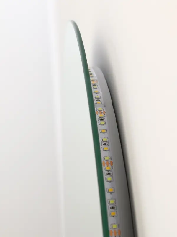 Зеркало интерьерное настенное «Рубин» круглое c окантовкой, с LED-подсветкой, сенсорное, d=50 см 109