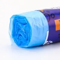 Мешки для мусора 120 л  ПНД,толщина 10 мкм, 10 шт в рулоне, цвет синий