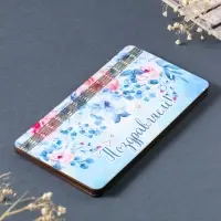 Купюрница  "Поздравляем" голубая, 19х9,5х0,7 см, вид 2